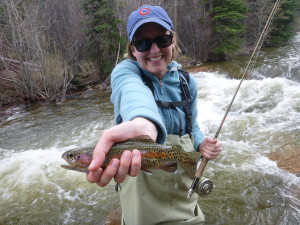 Hey Hey what do you say, Lisa caught another fish today! Go Cubs Go!