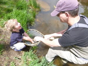 Ryan Catches the Big Fish of the Day...to Big to Hold