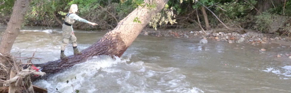 9/21 Boulder Creek Post Flood with Chris and Kathryn